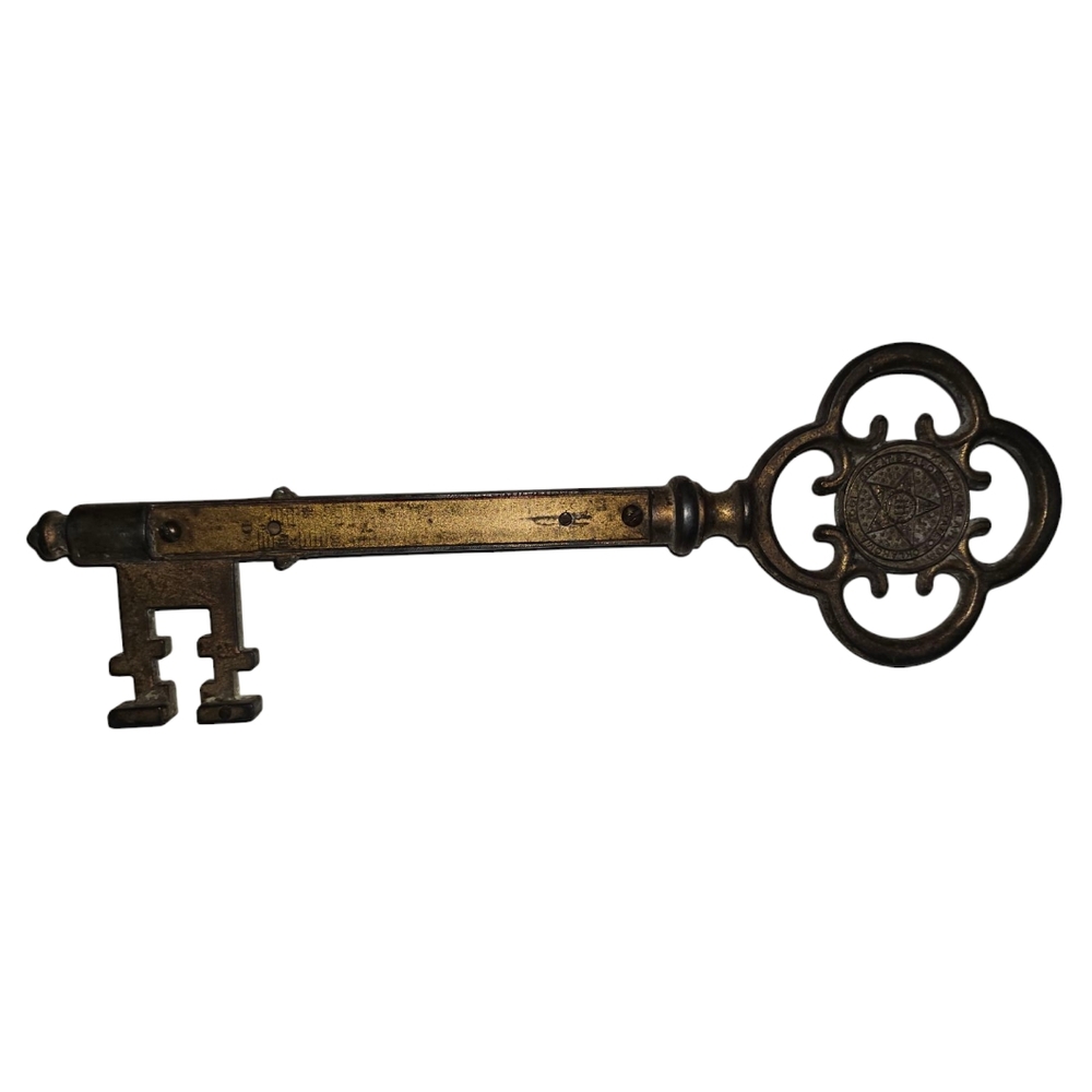 Vintage Bronze Key To Oklahoma Decor